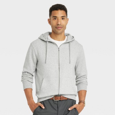 Men's Hooded Sweatshirt - Goodfellow & Co™ Cement Gray L : Target