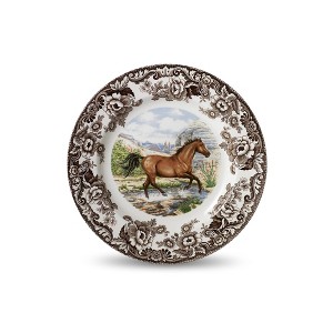 Spode Woodland 10.5” Dinner Plate, Horses Motifs, Perfect for Thanksgiving and Other Special Occasions, Made in England from Fine Earthenware - 1 of 4
