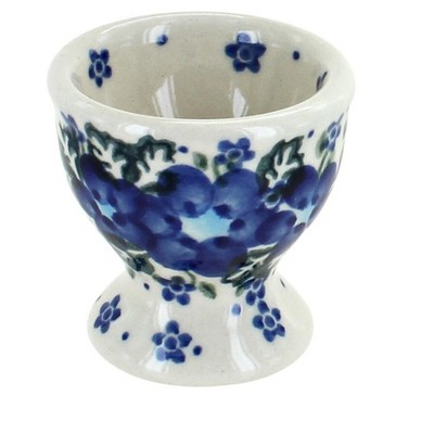 Blue Rose Polish Pottery Melanie Egg Cup