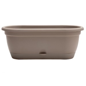 Bloem Lucca 18" Self-Watering Resin Window Box Planter - 1 of 4