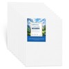 HANSILK Canvases for Painting, Canvas Panels 8x10 inch, Pack of 10, 100% Cotton Acid-Free, Art Boards for Oil & Acrylic Painting - 2 of 4