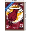 Trends International NBA Miami Heat - Maximalist Logo 23 Framed Wall Poster Prints - 3 of 4