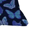 16"x16" Deny Designs Jessica Molina Texas Butterflies Outdoor Throw Pillow Black: Abstract Design, Polyester, Square Shape - 3 of 4