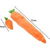 ZippyPaws Dog Toy  Cute Carrot with Soft Squeaker, Carrot Shape Pet Plush Toy with Sound - 2 of 4