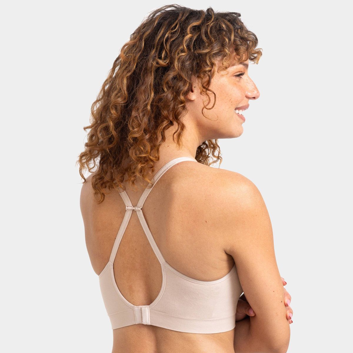 Fruit of the Loom Women's 360° Stretch Seamless Smooth Support Wireless Bra - thumbnail 9