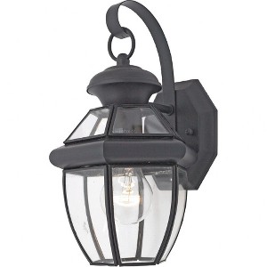Quoizel Lighting Newbury 1 - Light Sconce in  Mystic Black - 1 of 1