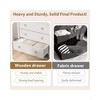 Acekool Drawer Dresser for Bedroom, Modern Wooden Chest with Wide Storage Drawers – White - 4 of 4