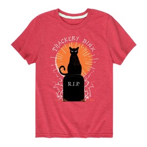 Boys' - Hocus Pocus - Binx Graveyard -Toddler and Youth Short Sleeve Graphic T-Shirt Short Sleeve Graphic T-Shirt - 1 of 4