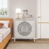 34"H Accent Cabinets For Living Room,Hollow-Carved Cabinet With 3 Drawers,Cabinet Storage Drawers,Cabinet Pantry-Maison Boucle - 2 of 4