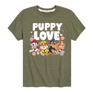 Boys' - Paw Patrol - Puppy Luv Short Sleeve Graphic T-Shirt - 1 of 4