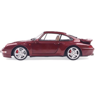 1997 Porsche 911 (993) Turbo Arena Red Metallic 1/18 Diecast Model Car by Solido