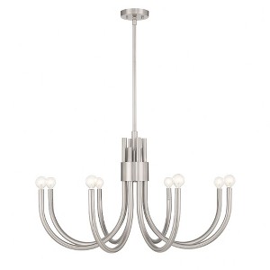 Savoy House Sorrento 8 - Light Chandelier in  Satin Nickel - 1 of 3