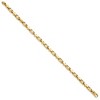 Black Bow Jewelry 5mm 14K Yellow Gold Solid Fancy Anchor Chain Bracelet, 8.75 Inch - 2 of 3