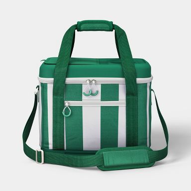 24 Cans/20.7 qt Soft Sided Cooler Green - Sun Squad™