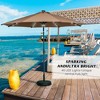 Ainfox 10ft Patio Umbrella  With 40 Led Lights - 3 of 4