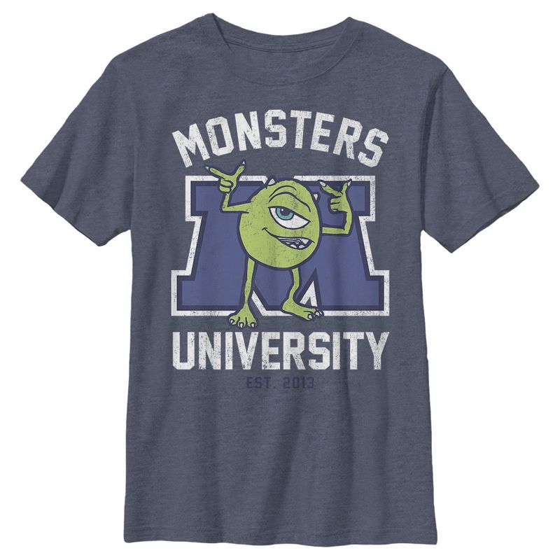 Boy's Monsters Inc Cartoon Mike T-Shirt, 1 of 3