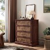 GAOMON 4 Drawer Dresser for Bedroom, Tall Chest of Drawers with Metal Handles, Rustic Wooden Dresser - 2 of 4