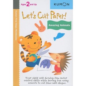 Kumon Let's Cut Paper! Amazing Animals - (Kumon First Steps Workbooks) (Paperback) - 1 of 1