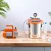 VEVOR 3 Gallon Vacuum Chamber and 3.5 CFM Pump Kit, Stainless Steel Chamber, Single Stage Vacuum Pump Degassing Chamber Kit, Silver - 2 of 4