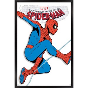 Trends International Marvel Animations' Your Friendly Neighborhood Spider-Man - Spidey Feature Series Framed Wall Poster Prints - 1 of 4