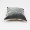 Chery Life Stonewashed Cotton Velvet Throw Pillow with Decorative Handstiched Edges-19X19" - 2 of 4