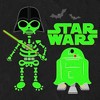 Men's Star Wars Halloween Darth Vader and R2-D2 Green Costumes T-Shirt - 2 of 4
