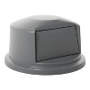 Rubbermaid Commercial Brute Dome Top Swing Door Lid for 32 Gallon Waste Containers Plastic Gray - 3 of 4