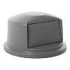 Rubbermaid Commercial Brute Dome Top Swing Door Lid for 32 Gallon Waste Containers Plastic Gray - image 3 of 4