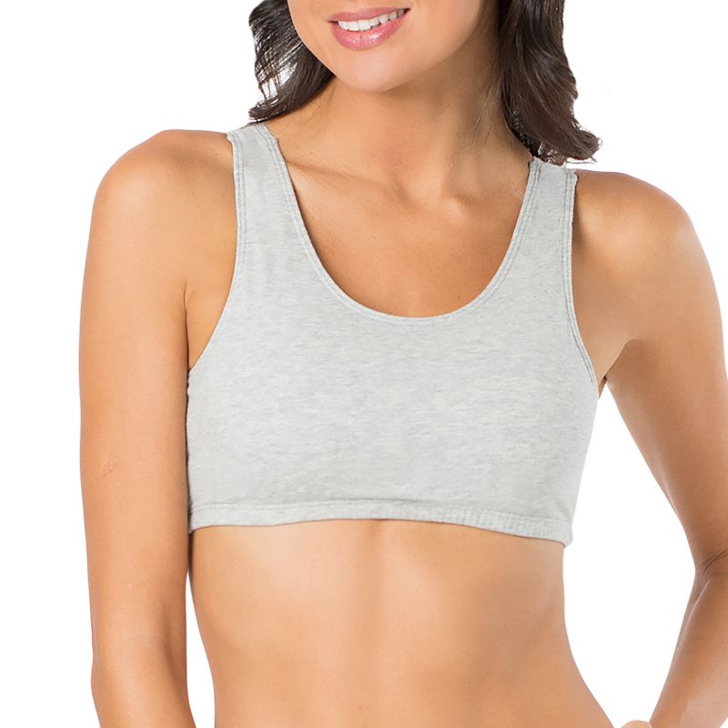 Fruit of the Loom Women's Tank Style Cotton Sports Bra 6-Pack, 6 of 11