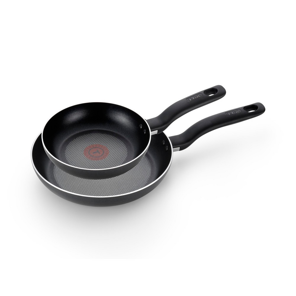 Photos - Pan Tefal T-fal 2pc Frying  Set, Simply Cook Nonstick Cookware Black 