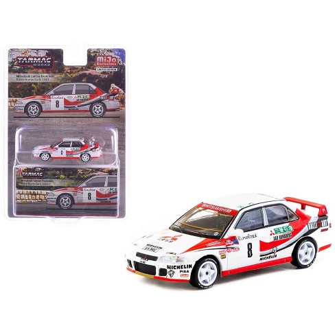 Mitsubishi Lancer Evolution #8 "Rallye Monte-Carlo" (1993) "Global64" Series 1/64 Diecast Model by Tarmac Works - image 1 of 4