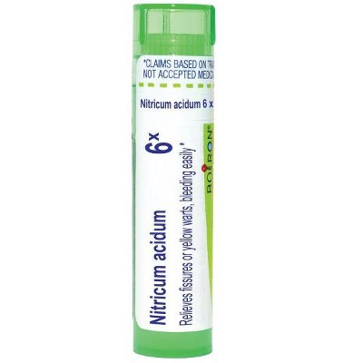 Nitricum Acidum 6X by Boiron Homeopathic Single Medicine For First Aid  -  80 Pellet