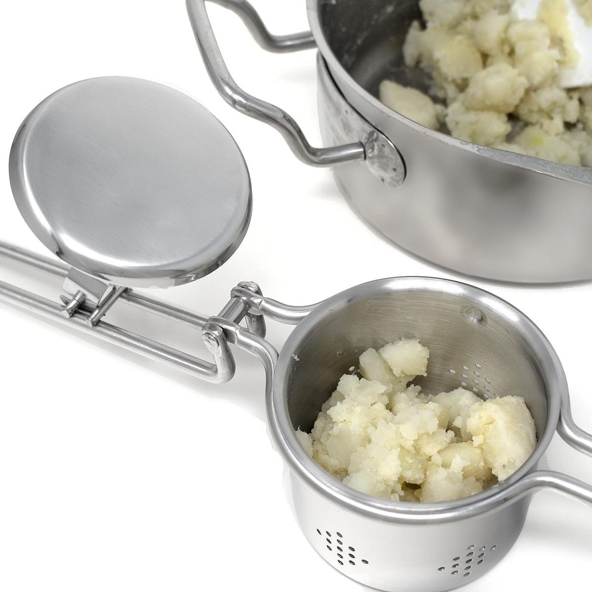 Norpro Commercial Grade Stainless Steel Potato Ricer - 22oz Capacity - thumbnail 5