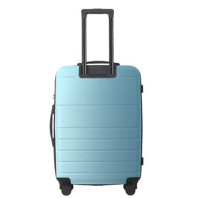 INFURNIC Bag And Luggage Sets 3 Piece Hard Shell Suitcase Set, Lightweight Suitcase with Wheels for Travel Business, Blue, 20.87"*11.61"*30.31"