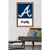Trends International MLB Atlanta Braves - Logo 22 Framed Wall Poster Prints - 2 of 4