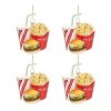 Glass Burger and Fries Meal Ornament (Set of 4) - 4 of 4