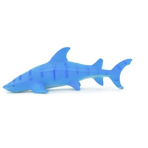 Collectible Wildlife Gifts | Shark, Blue Shark, High Quality, Hand Painted, Soft Rubber, Requiem Shark, Realistic, Toy, Model, Gift,  7" CWG307 B382 - 1 of 4