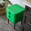 FCMP Outdoor The Essential Living Worm Composter 6 Gallon Resin Composting Bin System Indoor Modern Compost Storage w/2 Trays for Garden & Home - image 4 of 4