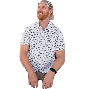 Burlebo Men's Performance Short Sleeve Button Up Shirt - 1 of 2