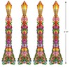 Beistle Luau 3-D Tiki Torch Props, 3' 11", (4/Box) Multicolored - 4 of 4