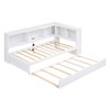 NicBex Twin Sized Daybed Morden 86.3" Daybed with Storage, Twin Day bed with Trundle and Storage Cabinets for Apartment - 3 of 4
