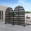 Dovelina Arched Outdoor Privacy Screen Patio Decorative Screens - 2 of 4