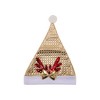 Unique Bargains Christmas Hat Sequined Antlers Christmas Hat Non-woven Fabric 11.02"x15.35" 1 Pc - 4 of 4