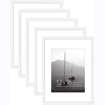 Americanflat Picture Frame with plexiglass - Hanging Hardware For Horizontal and Vertical Display