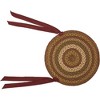 Tea Cabin Jute Chair Pad 15 inch Diameter Set of 6 - 2 of 4
