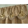 Ramallah Trading Kenyon Damask Textured Jacquard Single Rod Pocket Curtain Panel - 54 x 84, Beige - 2 of 4