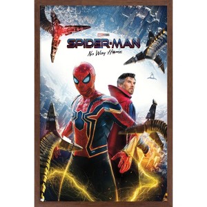 Trends International Marvel Spider-Man: No Way Home - Key Art Framed Wall Poster Prints - 1 of 4