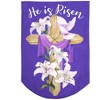 Briarwood Lane Garden Flag 12x18 For Outdoor Easter Cross Burlap For Easter Garden Flag Flags For Outside - 3 of 4