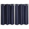 PiccoCasa Window Rod Pocket Valance Thermal Insulated Curtain Panels 2Pcs - 4 of 4