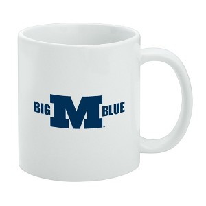 Millikin University Secondary Logo Ceramic Coffee Mug Novelty Gift Mugs for Coffee Tea and Hot Drinks 11oz White - 1 of 4